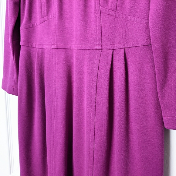 Nanette Lepore Magenta Purple, Lined Occasion Dress. Sz 4. HP! - Picture 12 of 16